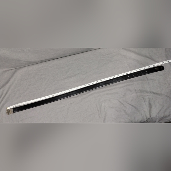 BALLY ITALIAN MADE BLACK LEATHER BELT - Picture 15 of 15